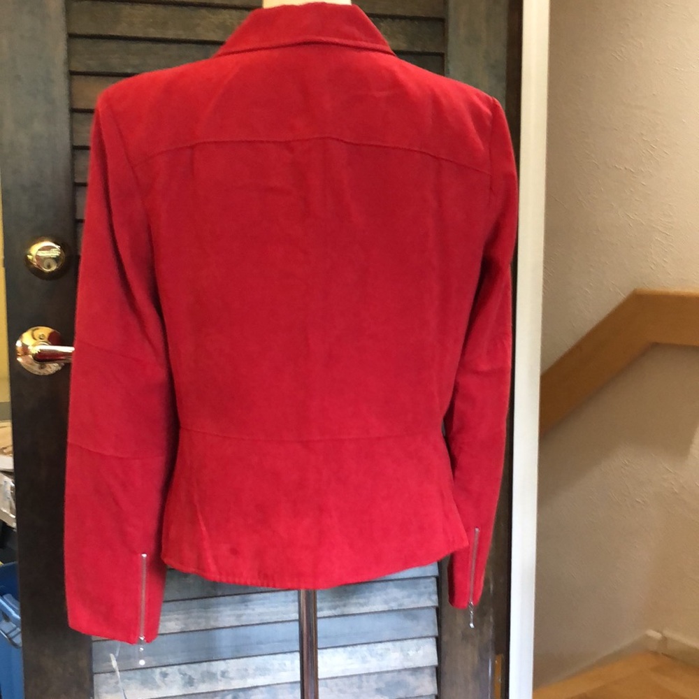 Red Women's Blazer - Picture 3 of 16